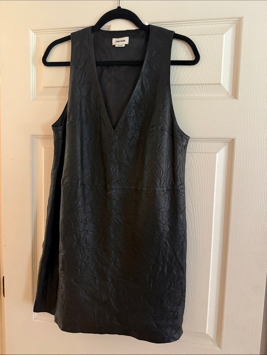 Zadig & Voltaire Dresses & Skirts - Zadig & Volaire RASHA leather dress